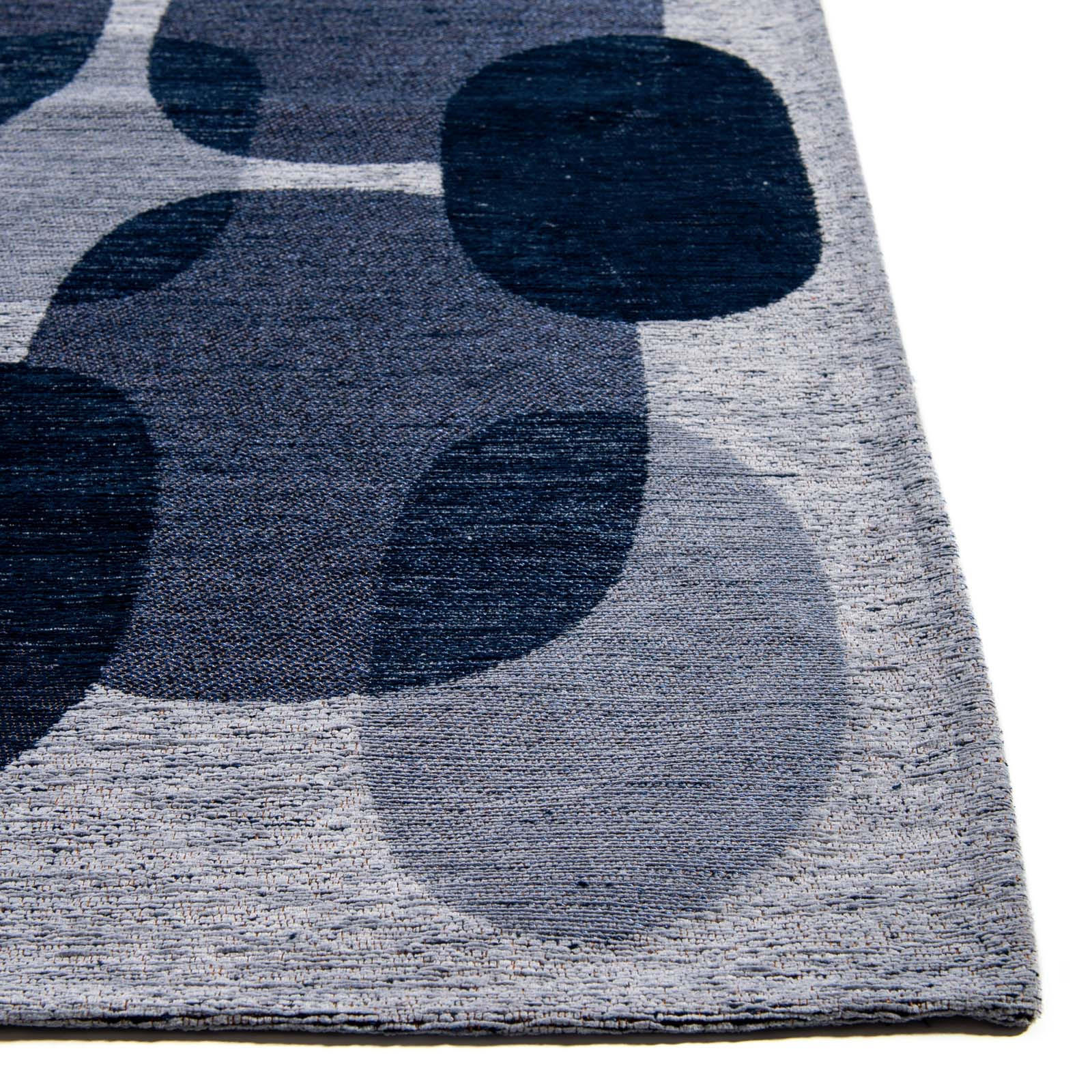 TEPPICH Cafe Night Shift 170/240 cm - Blau, Textil (170/240cm) - Lola&Moi