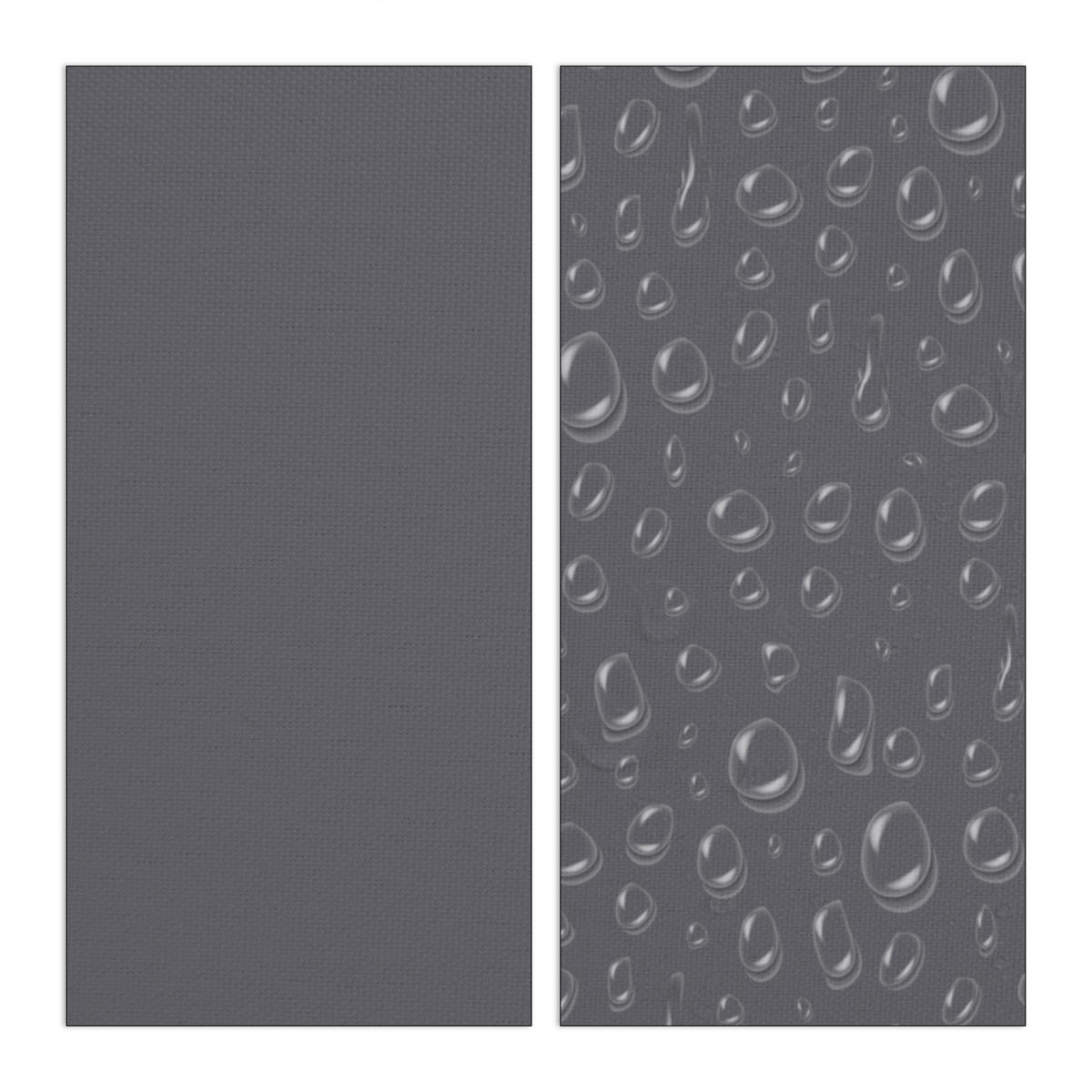 SONNENSEGEL - Grau, Textil/Metall (500/500cm) - Relaxdays