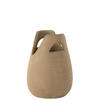 VASE ORECCHIO - Keramik - Beige - S - Ø 20 cm - Beige, Keramik (30cm) - J-Line