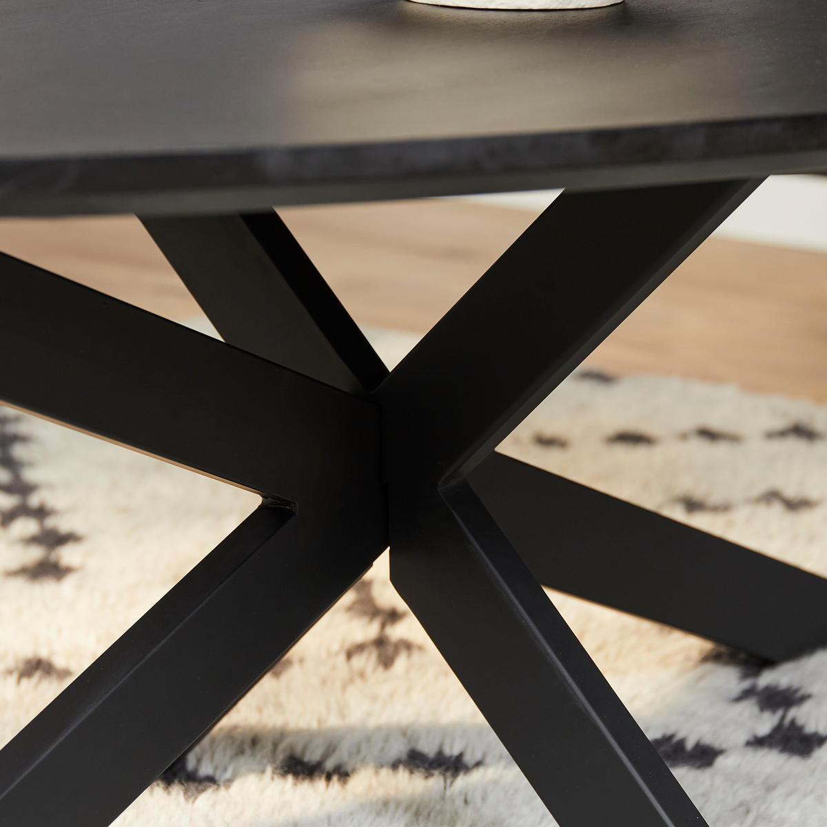 COUCHTISCH New York Schwarz 70/130/46 cm - Schwarz, Holz (70/130/46cm) - Starfurn