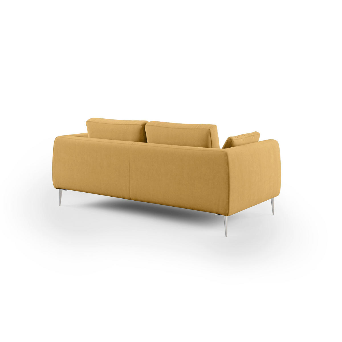 LINEARSOFA Plano - Gelb, Textil (216/86/102cm) - Divani.store