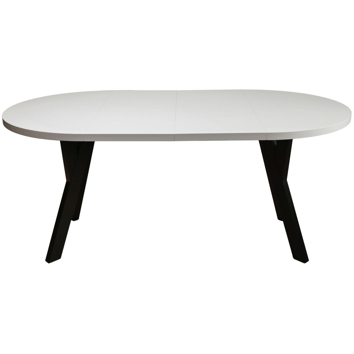 ESSTISCH Osenness ausziehbar Greige/Schwarz, 100 x 180 x 100 cm - Greige/Schwarz, Holz/Holzwerkstoff (100/100/76.5cm) - Selsey