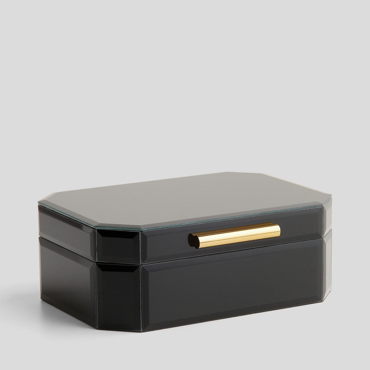 SCHMUCKKÄSTCHEN Skatola - Schwarz, Holzwerkstoff (21/8/15cm) - home&you