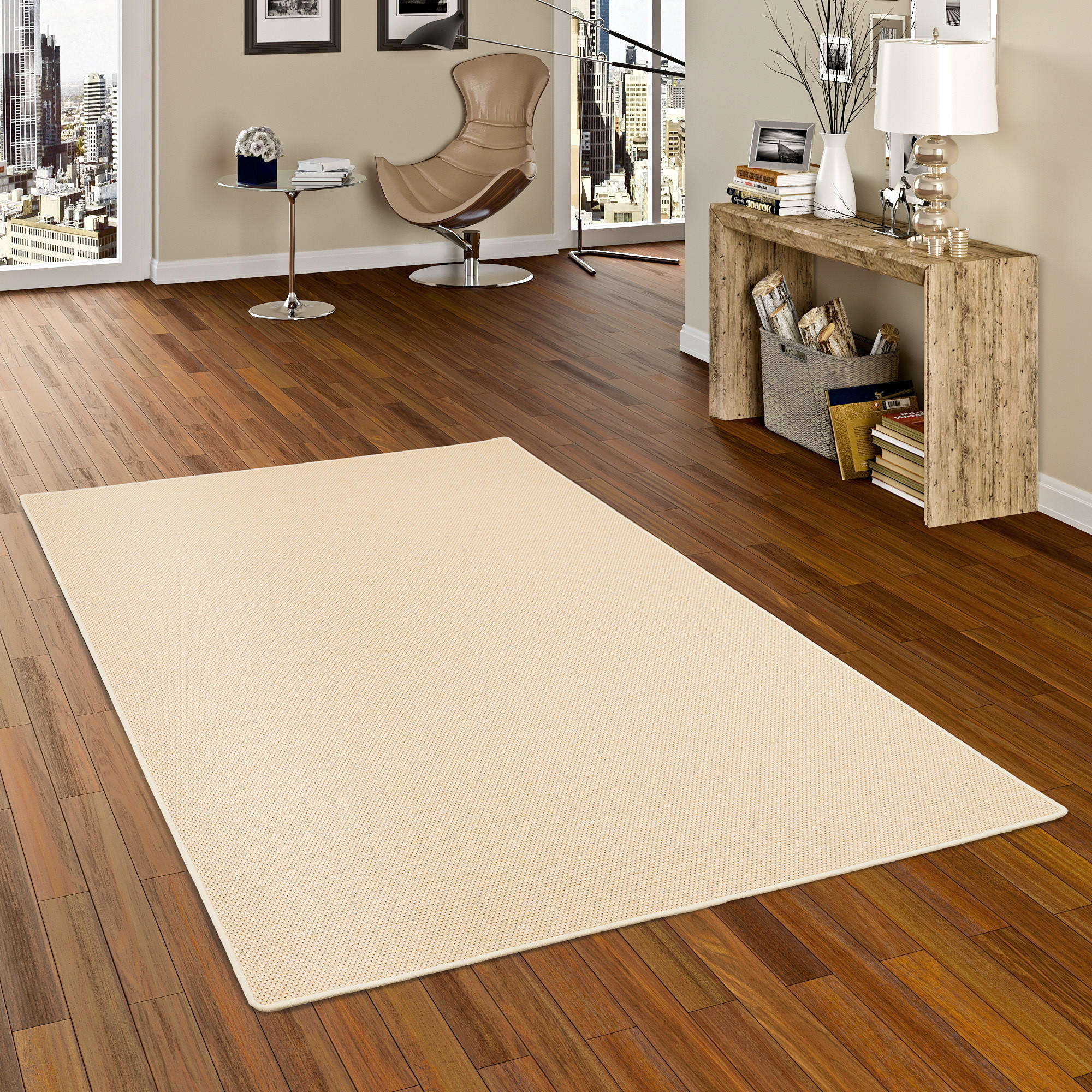 FLACHGEWEBE NATUR TEPPICH BENTZON - Beige, Textil (200/300cm) - Snapstyle