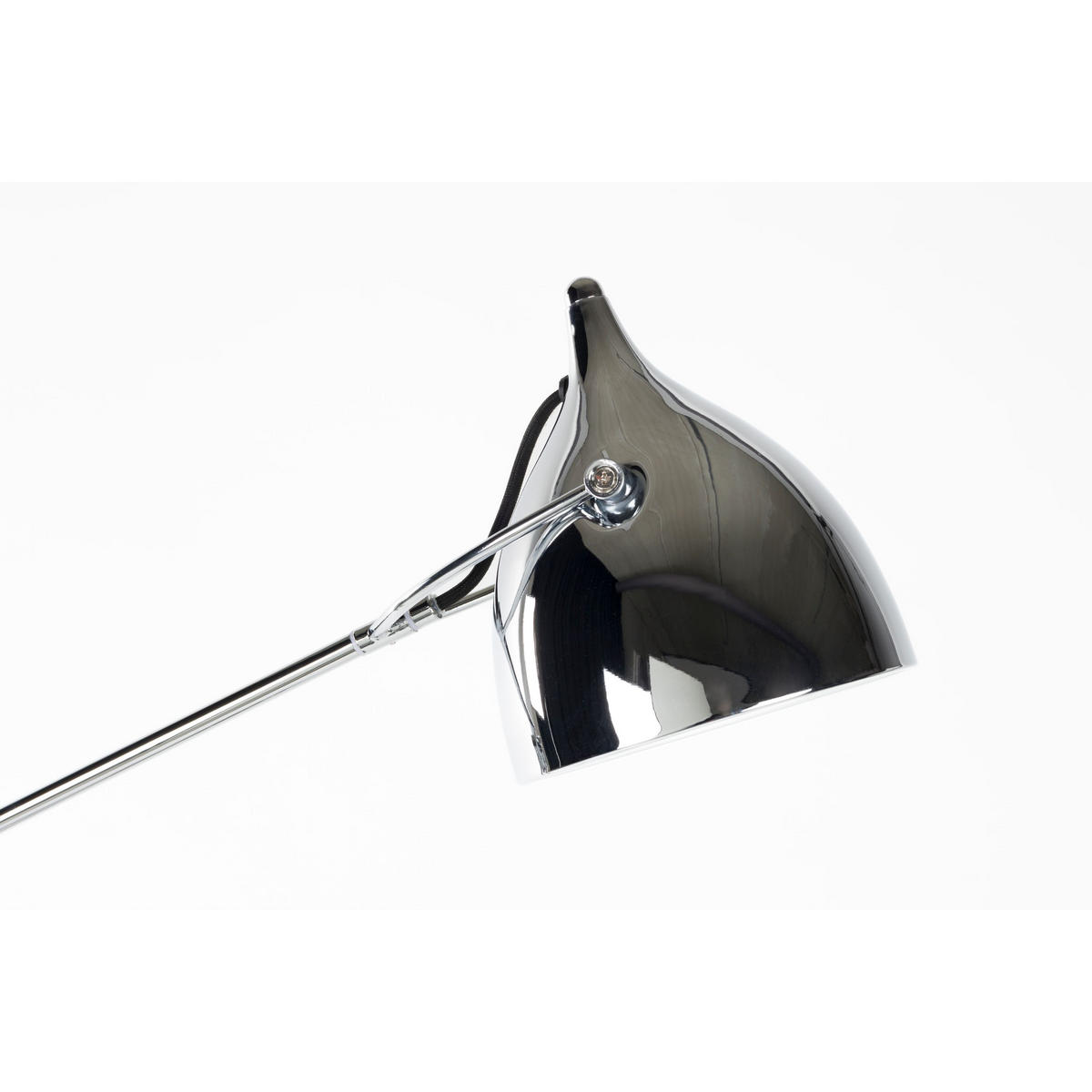 SCHREIBTISCHLAMPE Reader Chrom - Silberfarben, Metall (66/22/37cm) - Zuiver