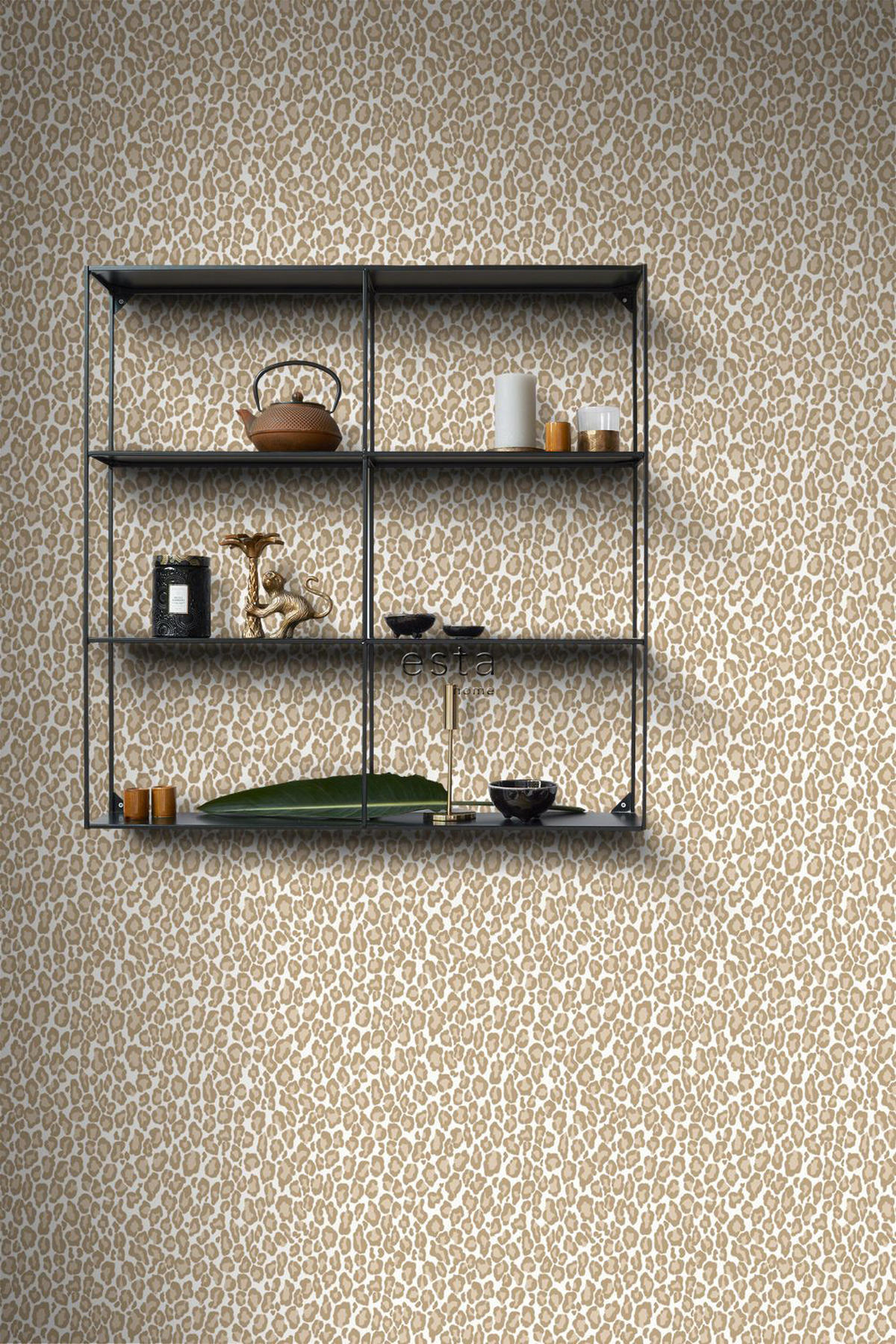 TAPETE Leopardenmuster 53 cm x 10.05 m - Beige, Papier (53/1000cm) - ESTAhome