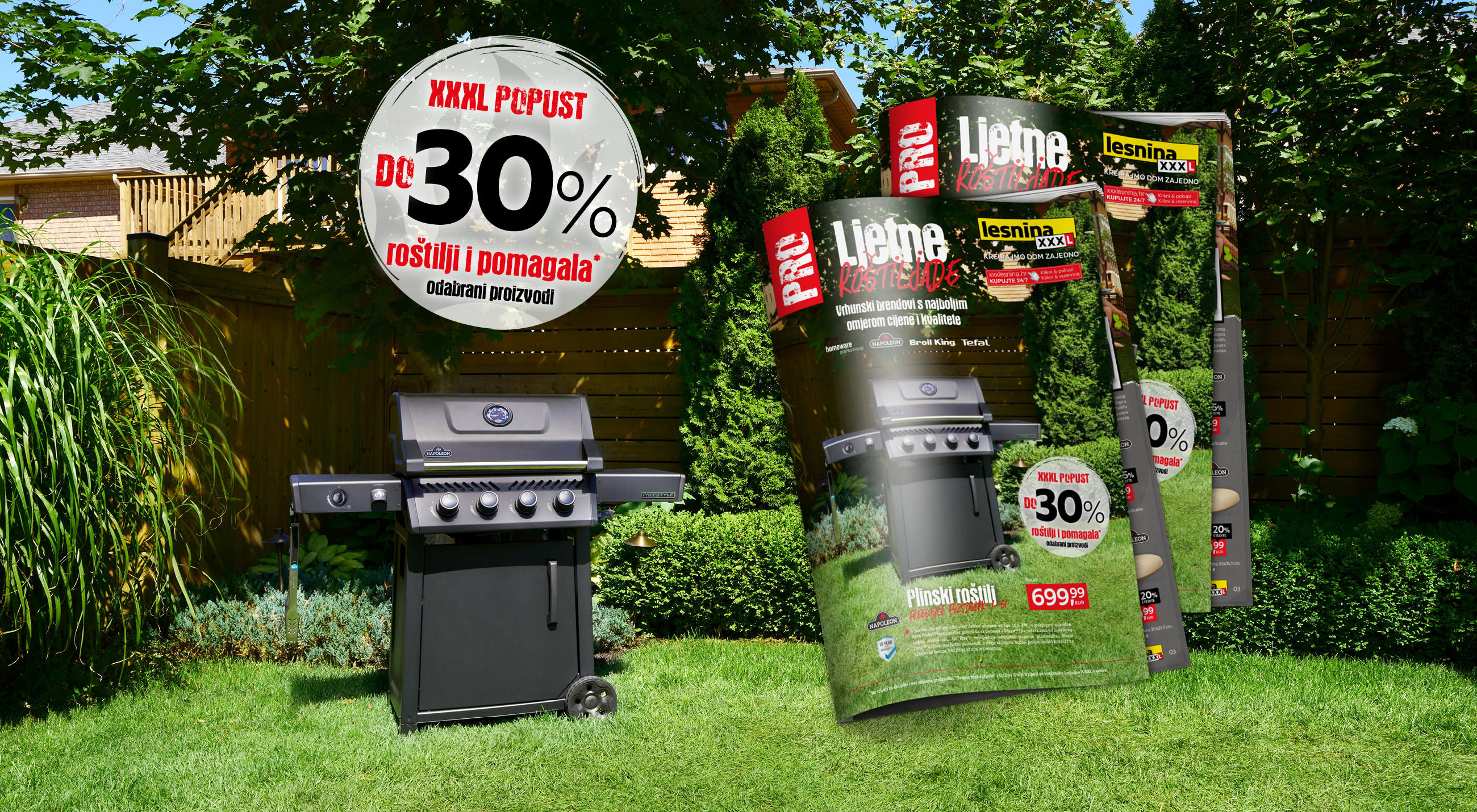 XXXL POPUST Do 30% roštilji i pomagala* odabrani proizvodi