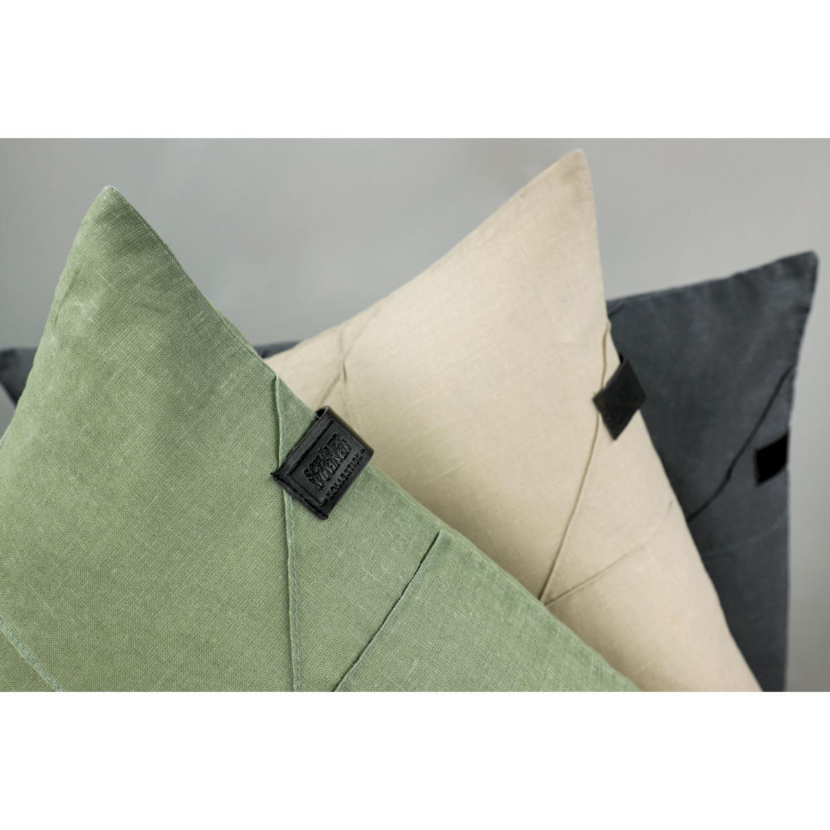 ZIERKISSENHÜLLE PLEAT - Grün, Textil (45/45cm) - Schöner Wohnen