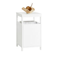 NACHTTISCH Weiß - Weiß, Holzwerkstoff (35/61/40cm) - SoBuy