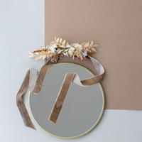 HUTBAND Trockenblumen apricot Lavendel - beige - Beige, Naturmaterialien (15cm) - Lykke & You