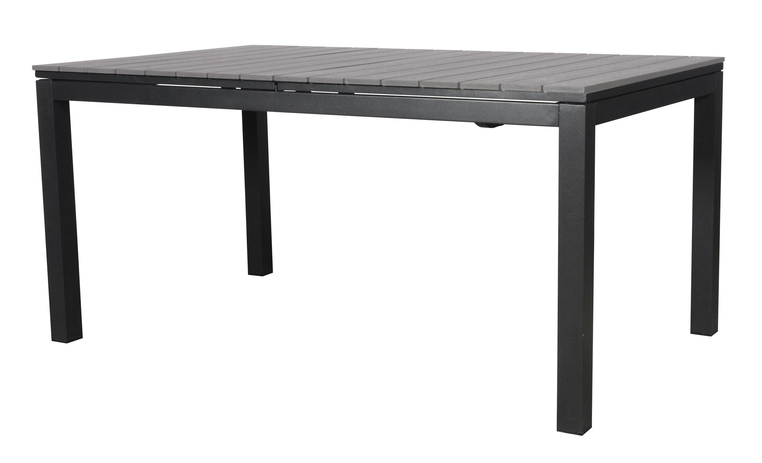 GARTENTISCH Schwarz - Schwarz, Holzwerkstoff (95/260/76cm) - ebuy24