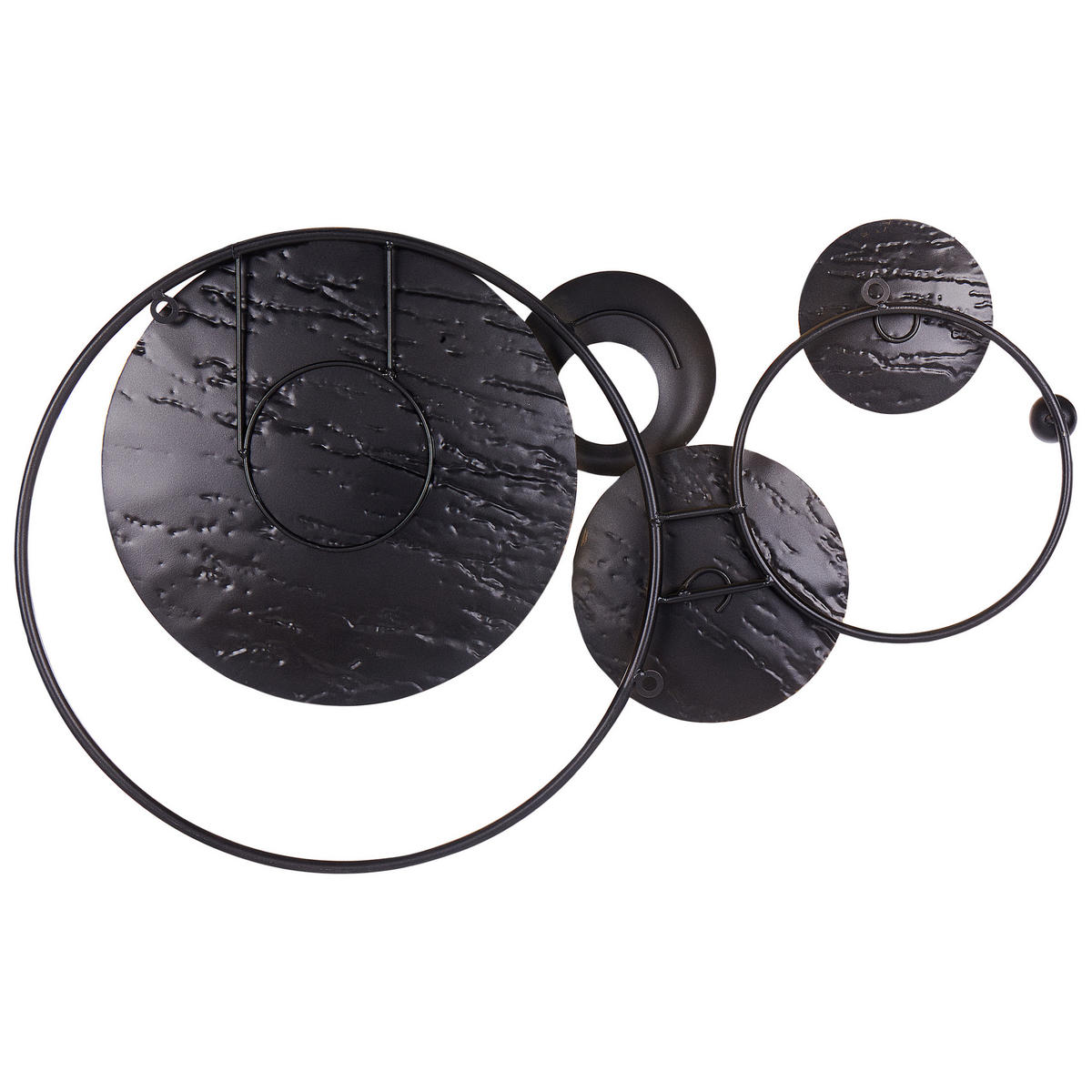 WANDDEKORATION Metall gold/grün Helium - Goldfarben, Metall (73/45/5cm) - Beliani