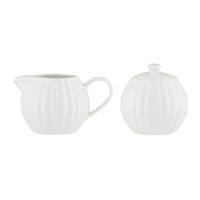 MILCH UND ZUCKER SET LUXE, WEISS - Weiß, Keramik (0.3L) - Price & Kensington