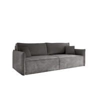 SCHLAFSOFA Lagos - Dunkelgrau, Holzwerkstoff/Textil (221/70/105cm) - Fun Möbel