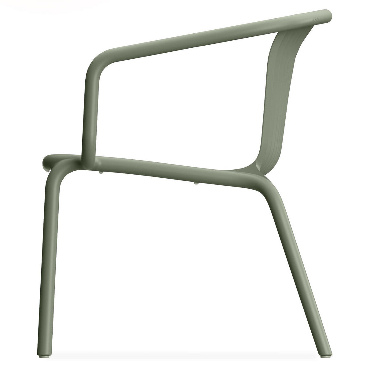 GARTEN ESSGRUPPE FICCARI, Gartenmöbel-Set 3-tlg, Olive - Olivgrün, Kunststoff - KONSIMO®