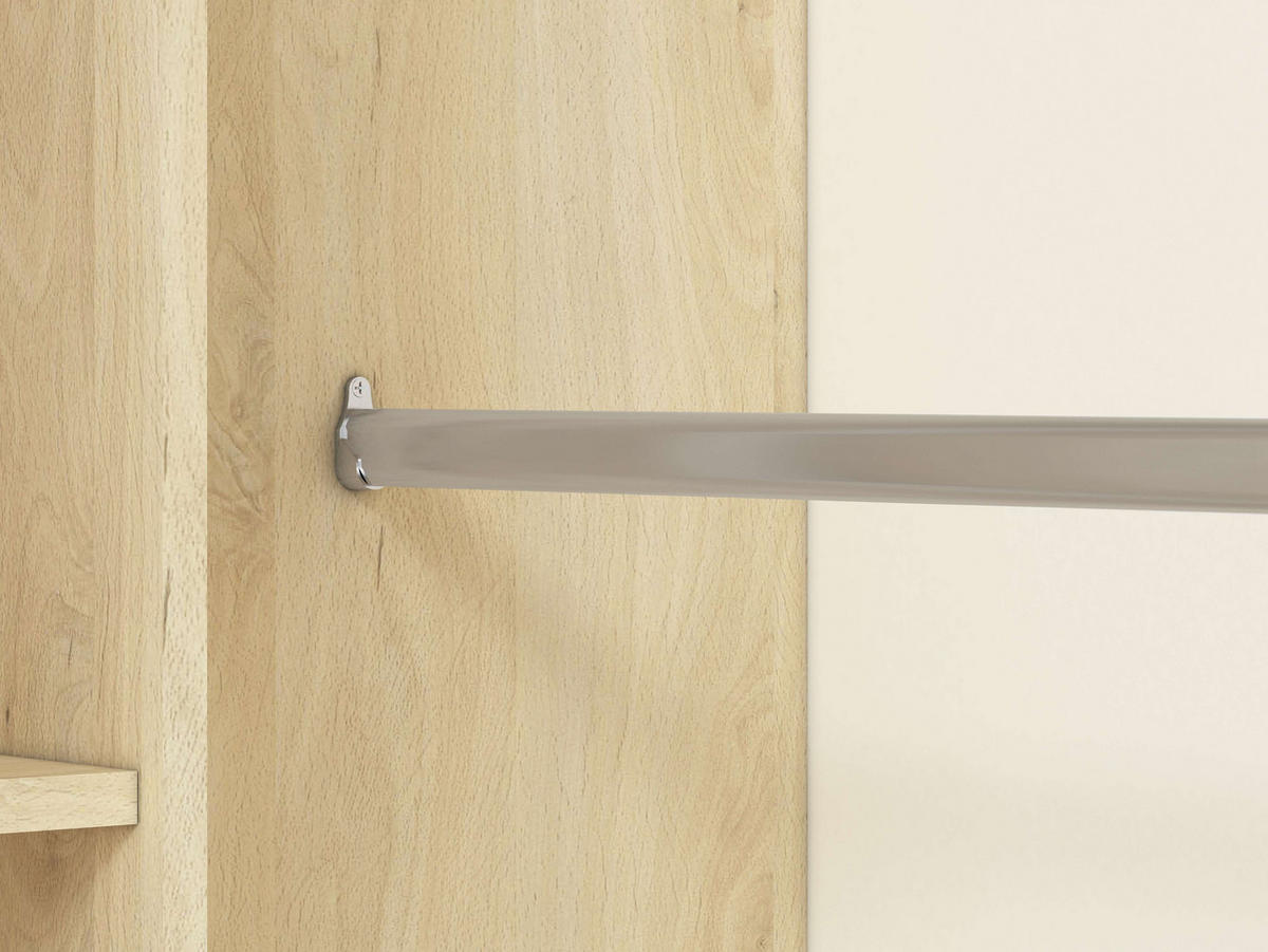 KLEIDERSCHRANK – DROP 0101 – 82 cm – Drop – Weiß - Weiß, Holzwerkstoff (82/199/82cm) - hi-markt