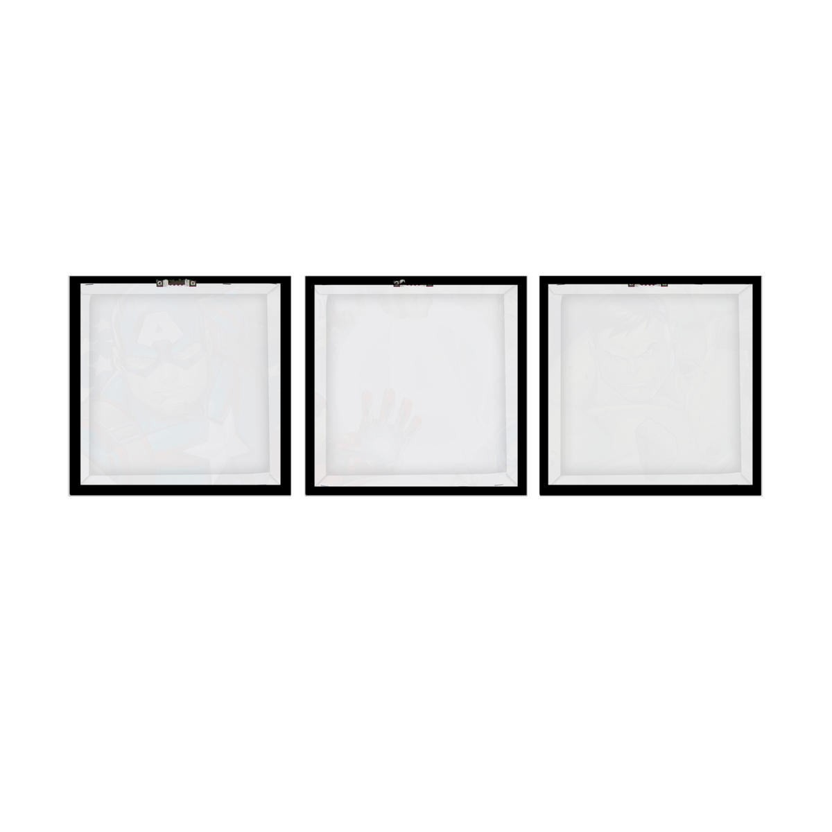 LEINWANDBILDER 3er-Set | Marvel Avengers - 3x 30x30cm - Multicolor, Holzwerkstoff (90/30cm) - Marvel