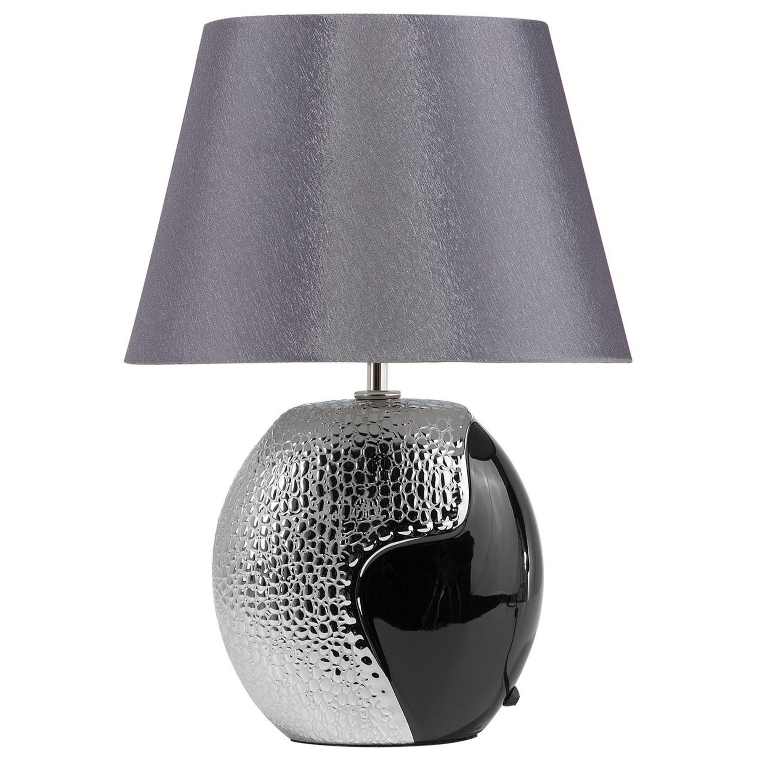 TISCHLAMPE Argun 30/30/42 cm - Schwarz, Keramik (30/30/42cm) - Beliani