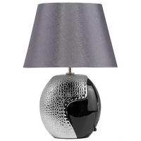 TISCHLAMPE Argun 30/30/42 cm - Schwarz, Keramik (30/30/42cm) - Beliani