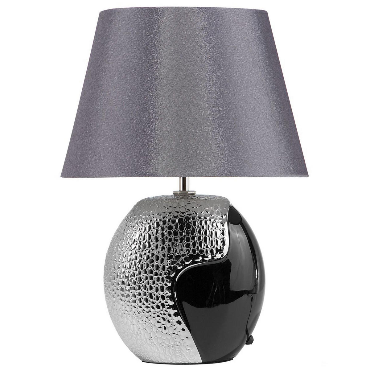 TISCHLAMPE Argun 30/30/42 cm - Schwarz, Keramik (30/30/42cm) - Beliani
