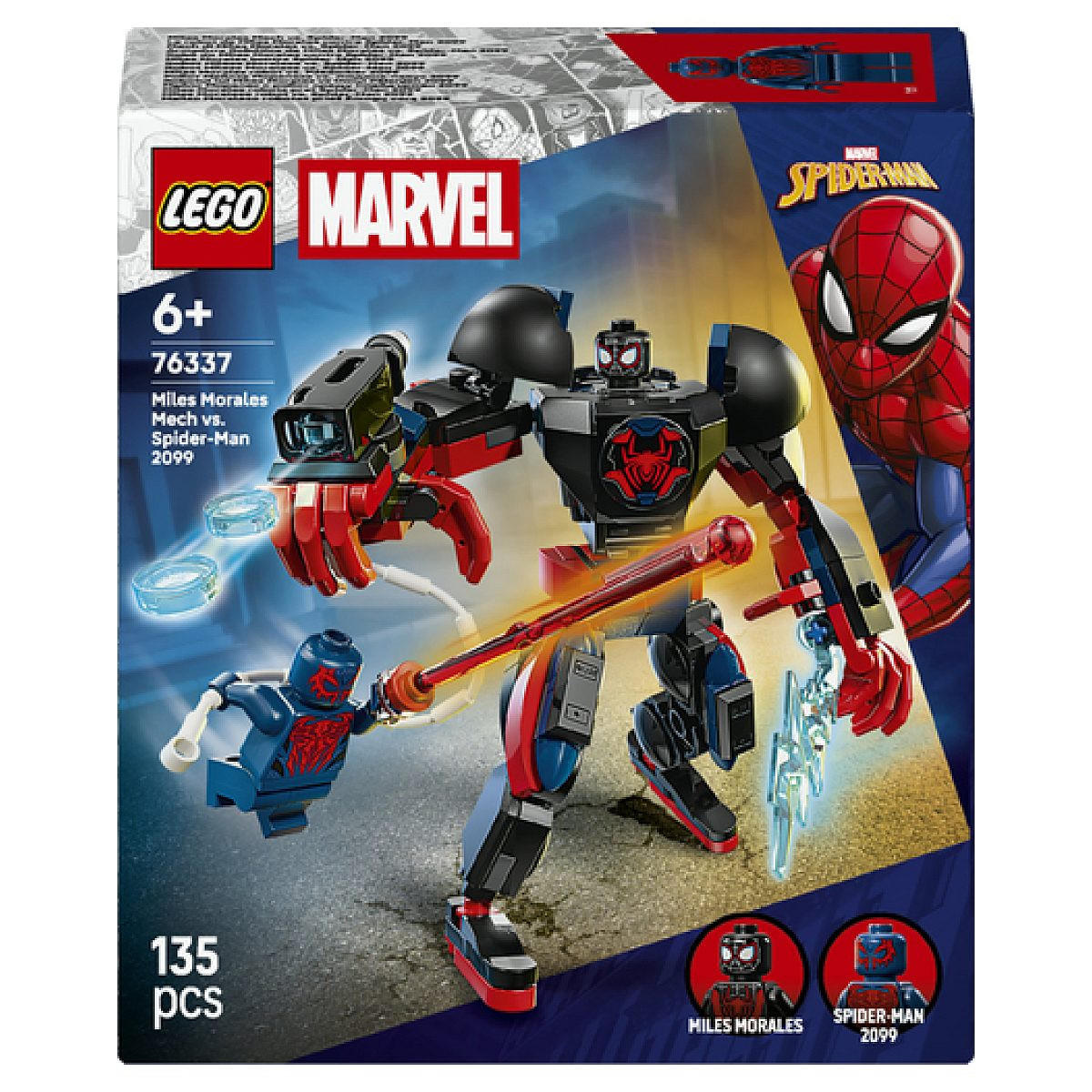 KLEMMBAUSTEINE Miles Morales - Rot, Kunststoff (15.7/4.5/14.1cm) - Lego