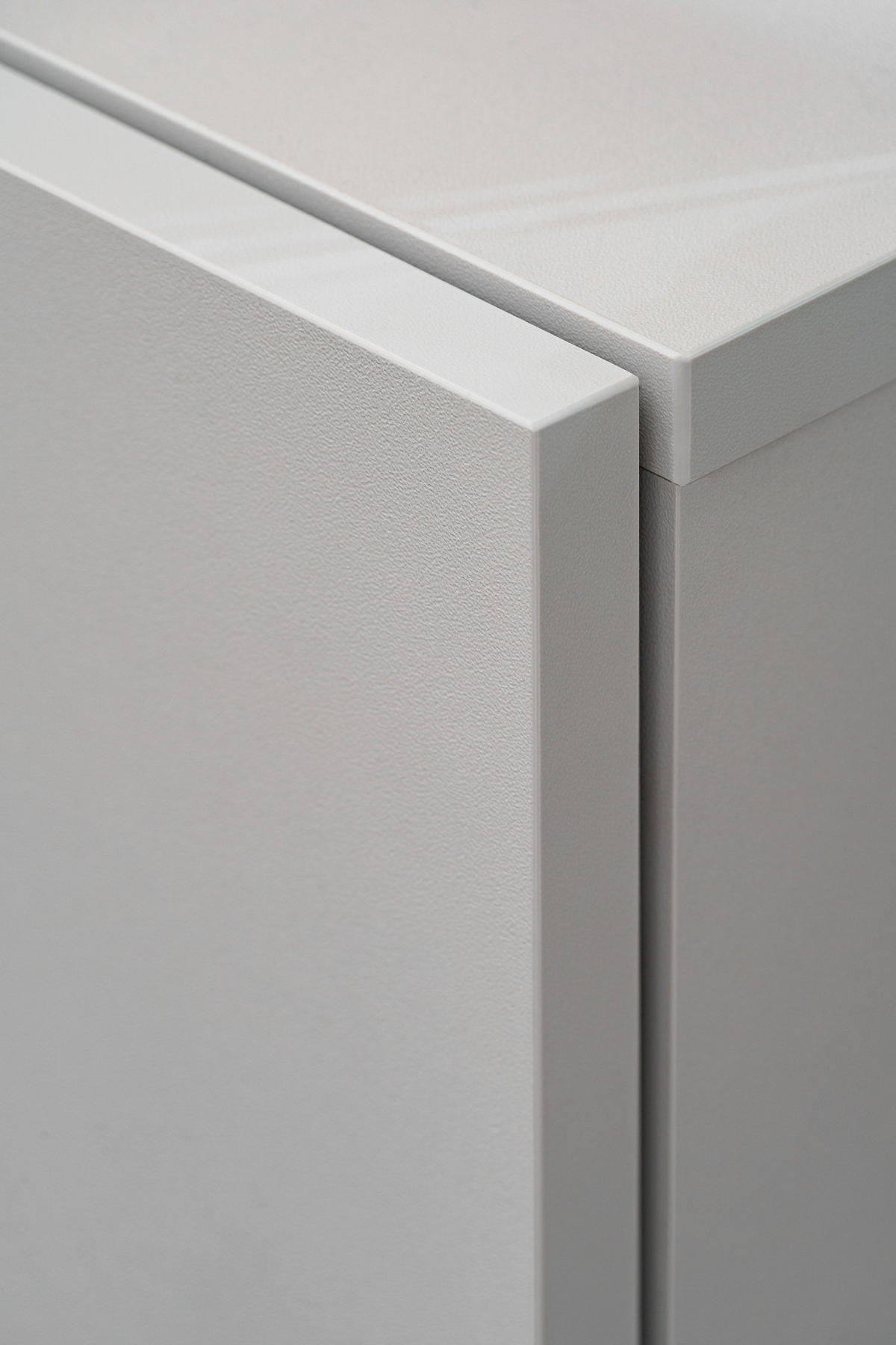 TV-LOWBOARD grau, Eiche Artisan 160 cm, TV-Unterschrank mit Akustikpaneel - Hellgrau/Eiche Artisan, Glas/Holzwerkstoff (160/148/35cm) - Inn.Furn