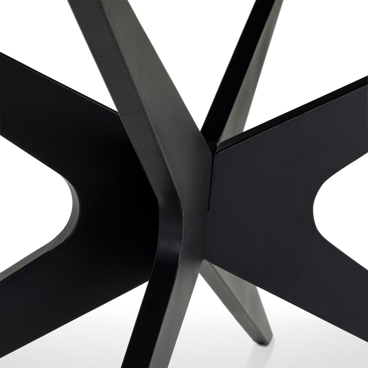 ESSTISCH TAVO schwarz - Schwarz, Holzwerkstoff (90/180/76cm) - IDIMEX