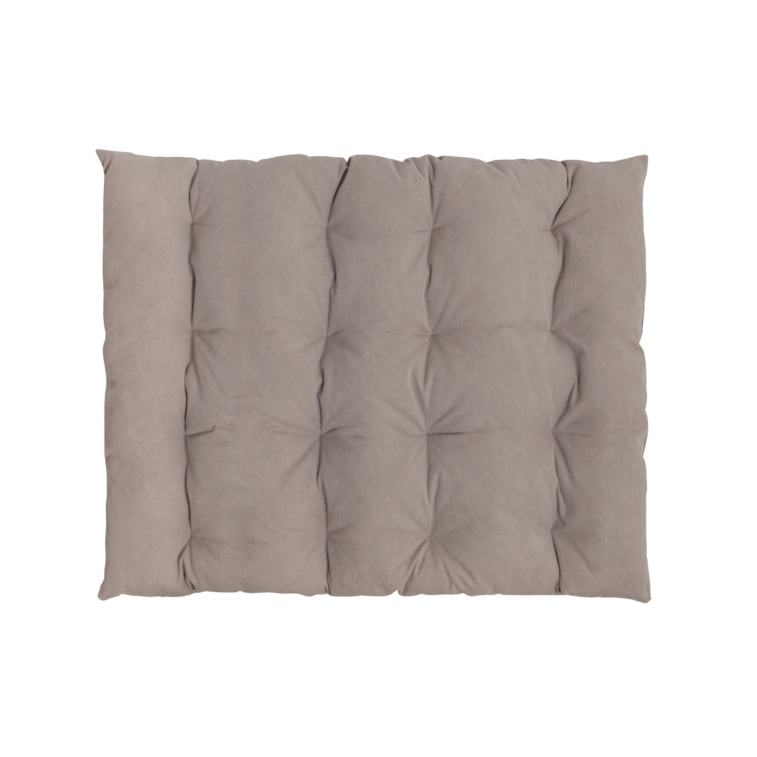 BODENKISSEN aus taupefarbener Baumwolle, 120/100 cm CIELO - Taupe, Textil (120/100/8cm) - RNT By Really Nice Things