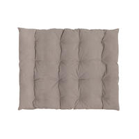 BODENKISSEN aus taupefarbener Baumwolle, 120/100 cm CIELO - Taupe, Textil (120/100/8cm) - RNT By Really Nice Things