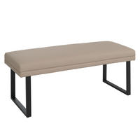 SITZBANK Beige - Beige, Kunststoff (120/50/43cm) - MCW