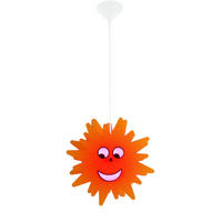 LED HÄNGELEUCHTE Holz Gelb Sonnen-Design - Gelb, Holz (38/38/110cm)