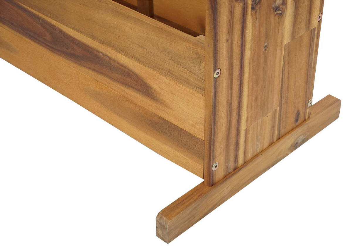 PFLANZKASTENREGAL 115x71x40cm Braun - Braun, Holz (71/115/40cm) - PROREGAL