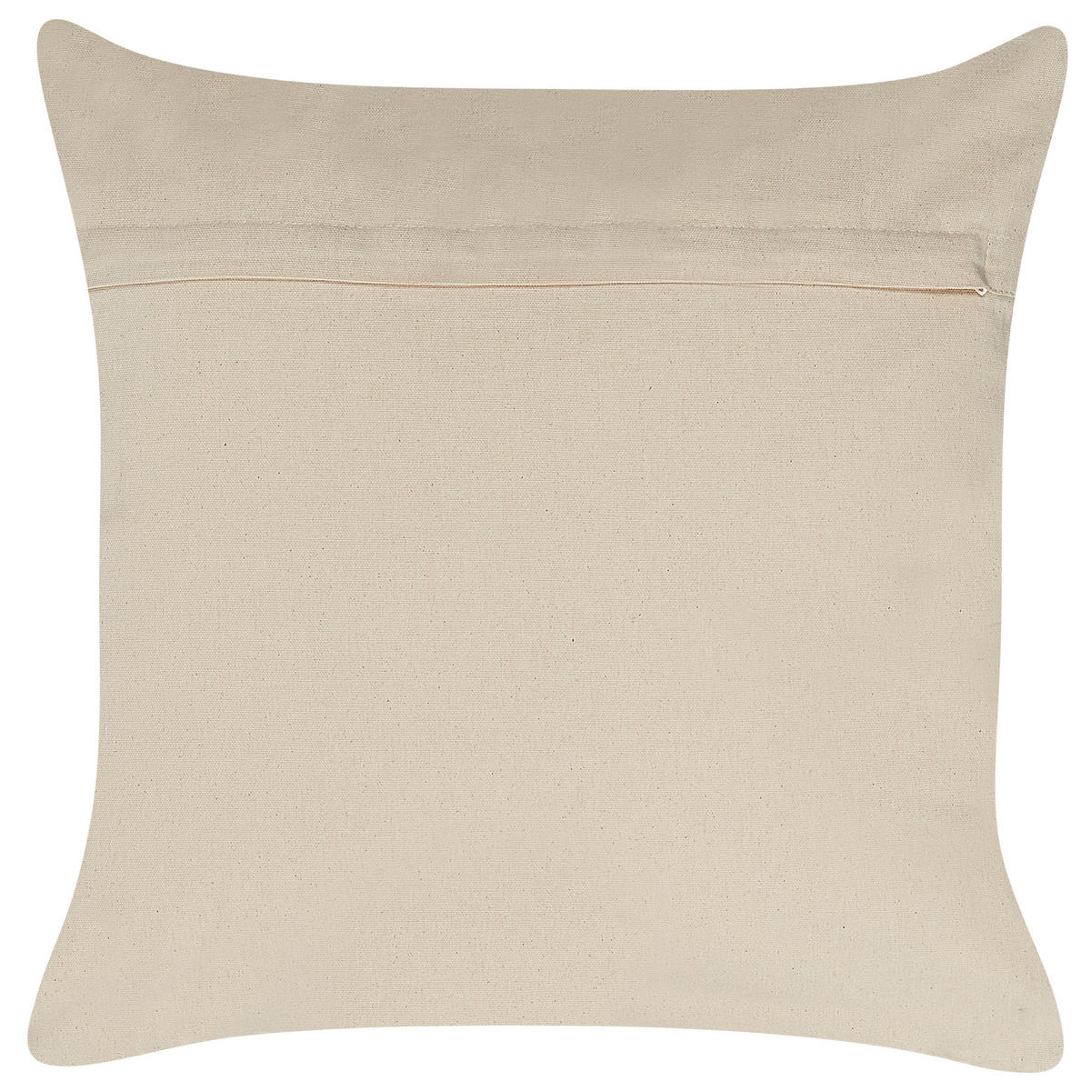 DEKOKISSEN 2er-Set Gold 50/50 cm Oujda - Goldfarben, Naturmaterialien/Textil (50/50cm) - Beliani
