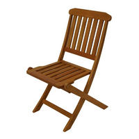 KLAPPSTUHL Capri - 2er Set - Braun, Holz (45/93/114cm) - TPFGarden
