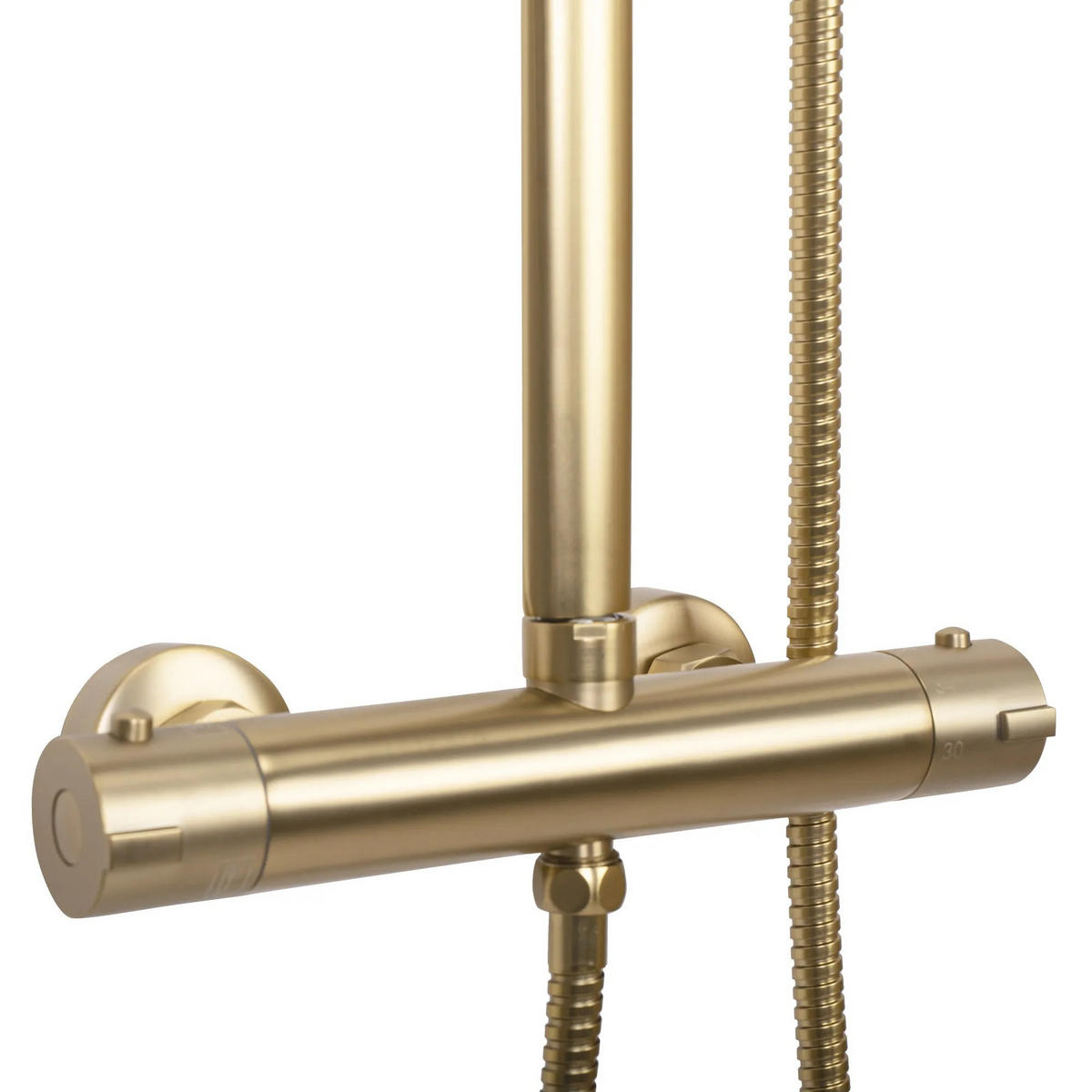 DUSCHSET Rea Tom Brush Gold - Goldfarben, Metall (27.5/120/39cm) - REA