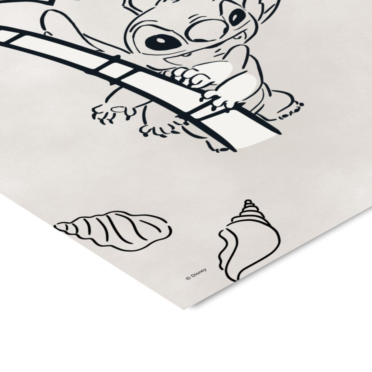 POSTER Disney - Stitch - Always Up To Mischief - Beige, Papier (30/40/0.1cm) - Poster&Frame