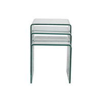 COUCHTISCH - 42 cm x 42 cm - glas - transparent Minka - Transparent, Glas (42/42/42cm) - Vente-Unique