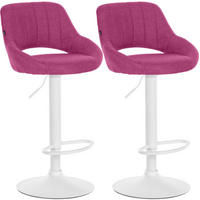 BARHOCKER 2 Stoff Lila - Lila, Textil (47/85/48cm) - CLP
