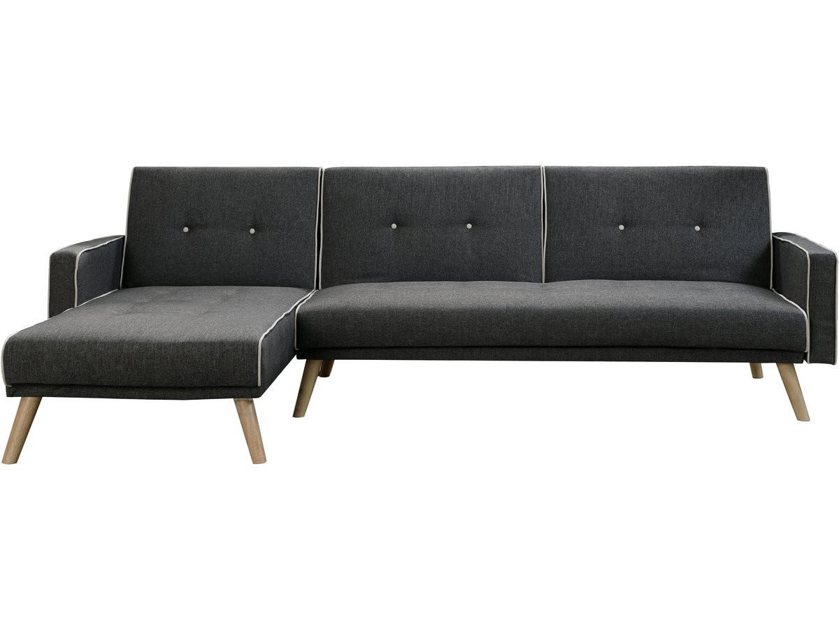 ECKSOFA jules Grau - Grau, Textil (148/275cm) - Habitat Garten