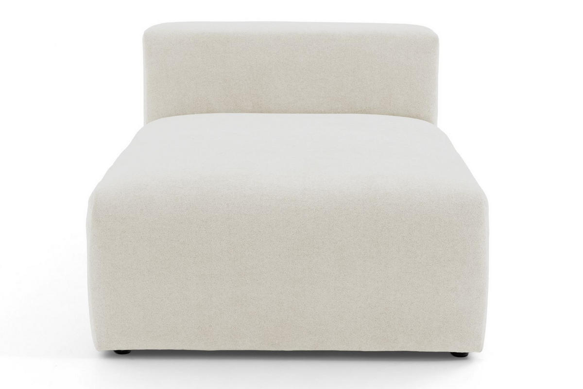 5-SITZER modulares Wohnlandschaft U XXL HEAVEN SET 6 Links, Breite 375 cm Webstoff Weiß - Schwarz/Weiß, Holz/Kunststoff (375/73/245cm) - Muffo