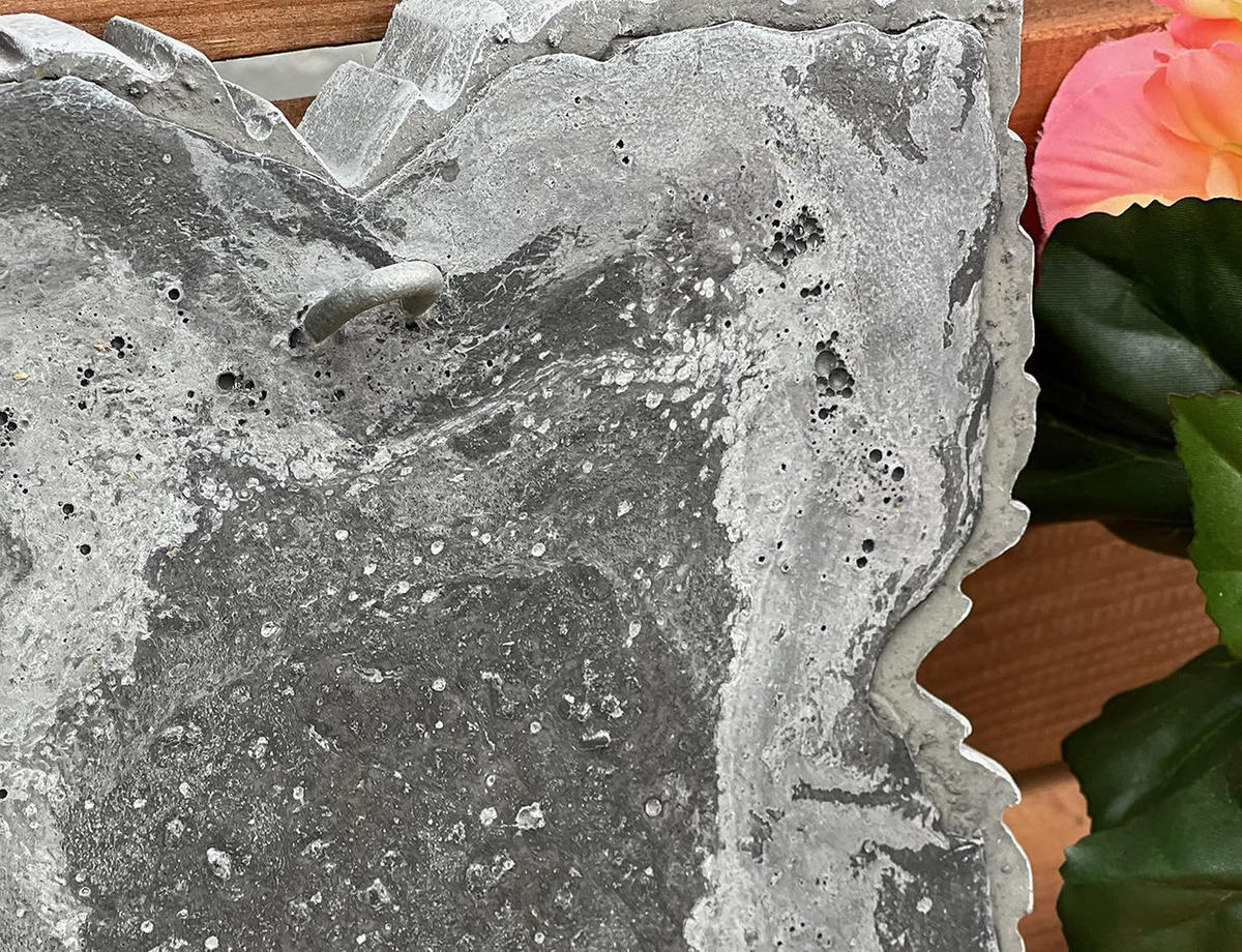 STEINFIGUR Mandala rund zur Wandmontage frostfest Steinguss - Grau, Stein (16/3/16cm) - stoneandstyle