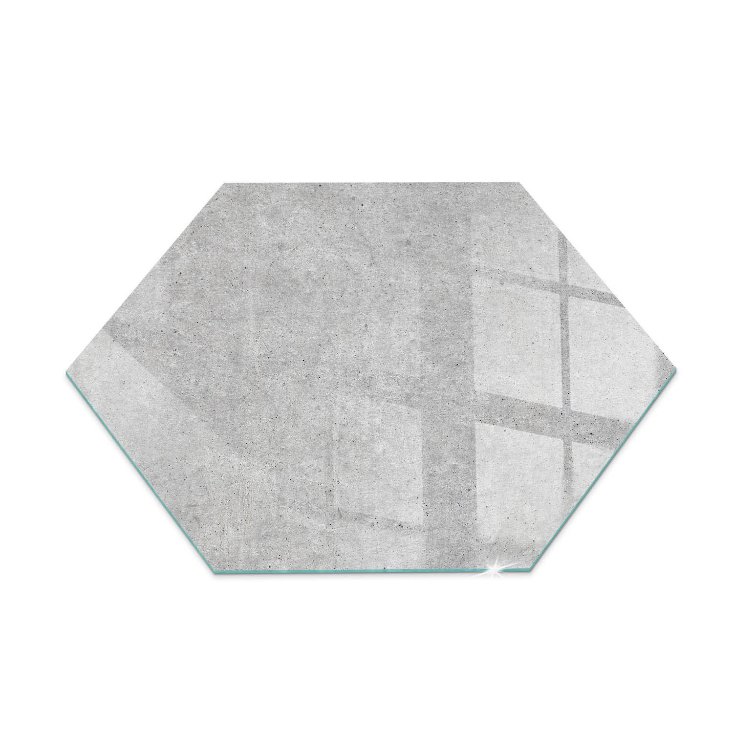 ArtPrintCave Glasplatte Grau 40x40x0.4 cm