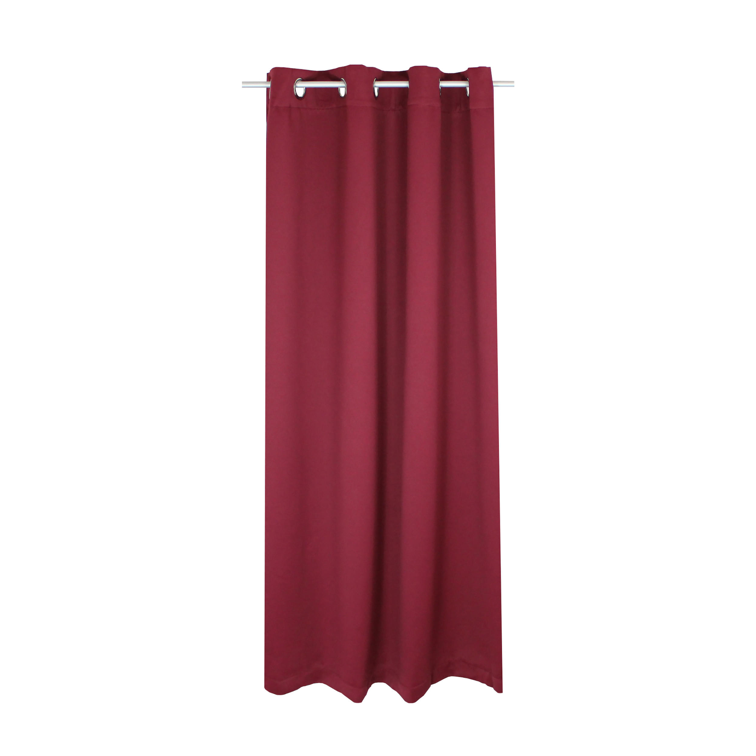 VERDUNKELUNGSVORHANG Ösen 140/245 cm Bordeaux - Bordeaux, Textil (140/245cm) - TiborTex
