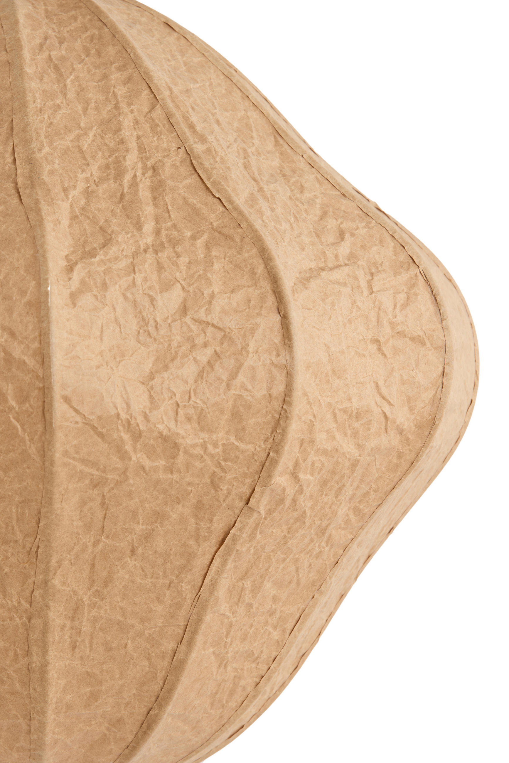 HÄNGELAMPE Sukau Braun Ø50/40,5 cm - Hellbraun, Textil (50/50/40.5cm) - Light & Living