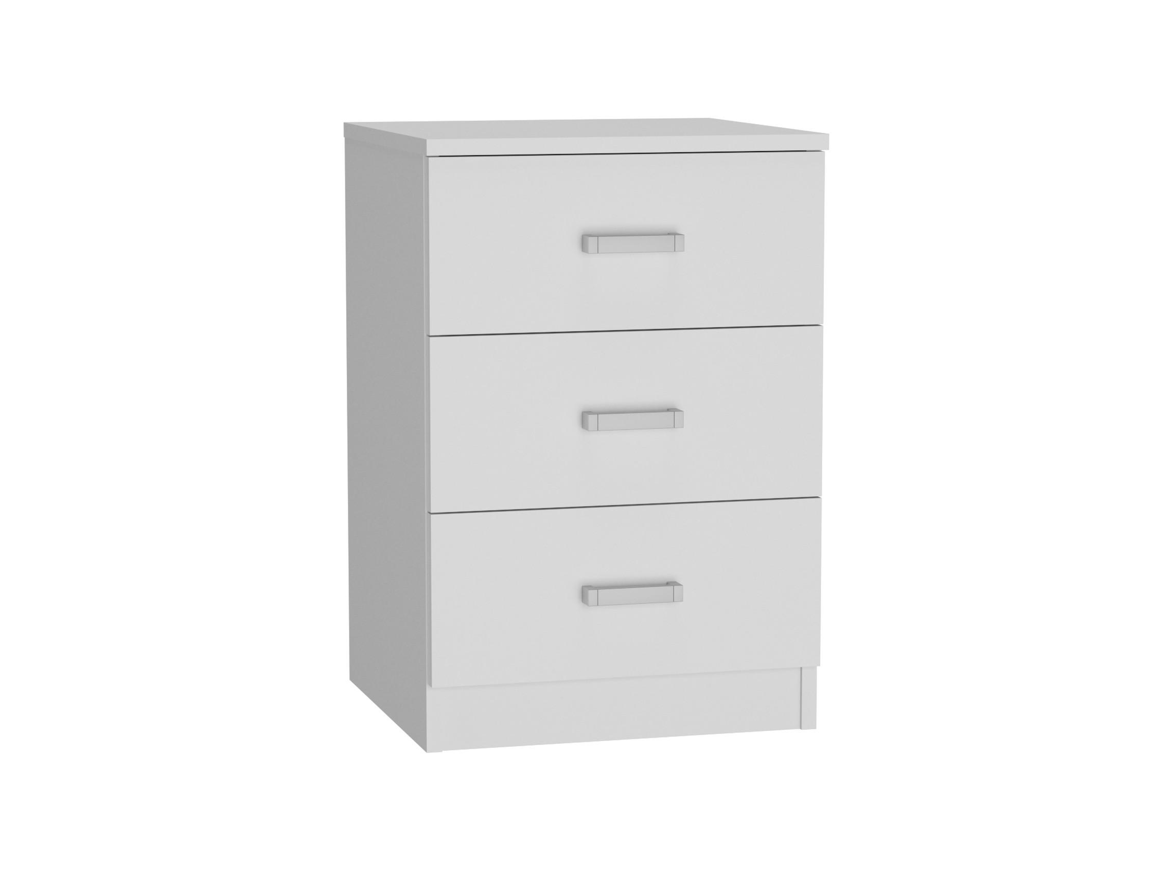 KOMMODE Weiß 42/62/40 - Weiß, Holzwerkstoff (42/62/40cm) - RAUMHIRSCH FURNITURE