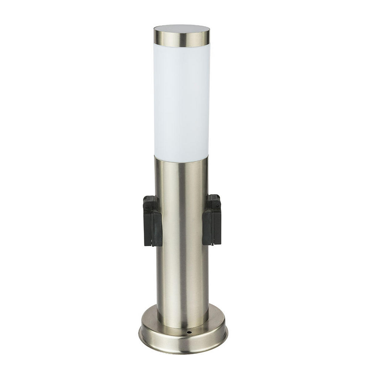 LED STEHLAMPE Edelstahl Silber - Silberfarben, Kunststoff/Metall (7.6/7.6/45cm) - Globo Lighting