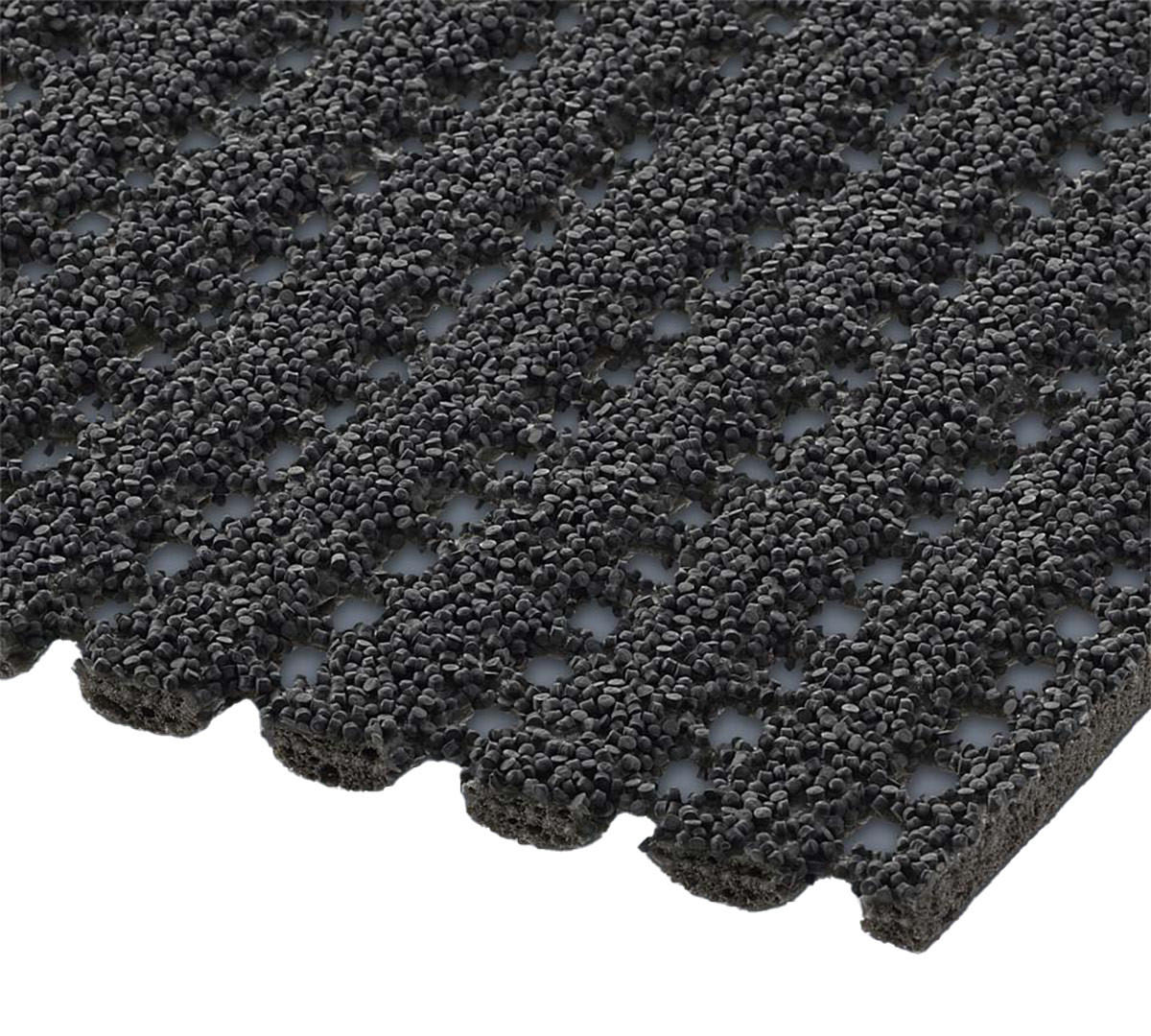 SICHERHEITSMATTE Rutschfest Unico R13 Basalt 120x550cm - Dunkelgrau, Kunststoff (120/550cm) - AKO