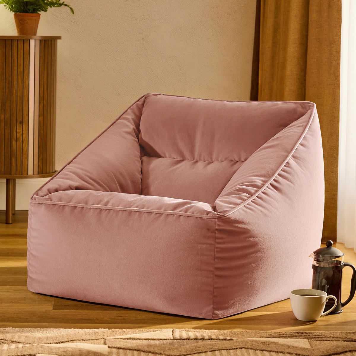 SITZSACK Sessel Natalia - Pink, Textil (70/65/70cm) - icon