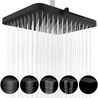 EINBAUDUSCHKOPF 13 Zoll Schwarz 5 Funktionen - Schwarz, Metall (25/12.7/33cm)