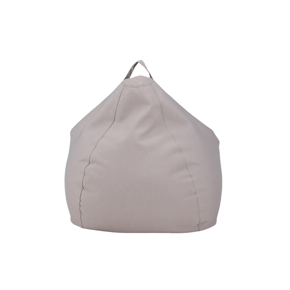 OUTDOOR SITZSACK - Beige, Textil (90/110/90cm) - home24